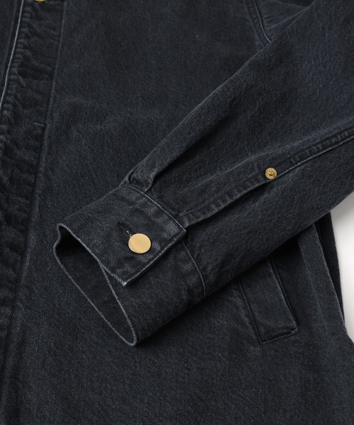CULLNI(クルニ)の「Front Fly Denim Minimum Jacket(デニムジャケット・メンズ・ブルー/ネイビー/ブラック・2/1/0)」の19枚目の写真