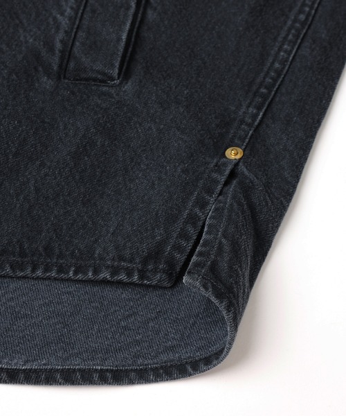 CULLNI(クルニ)の「Front Fly Denim Minimum Jacket(デニムジャケット・メンズ・ブルー/ネイビー/ブラック・2/1/0)」の20枚目の写真