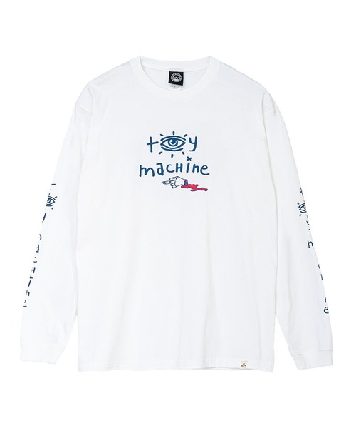TOY MACHINE(トイ マシーン)の「TM VIDEO 9 LONG TEE(Tシャツ/カットソー・メンズ・ホワイト/ブラック・M/L/XL)」の3枚目の写真