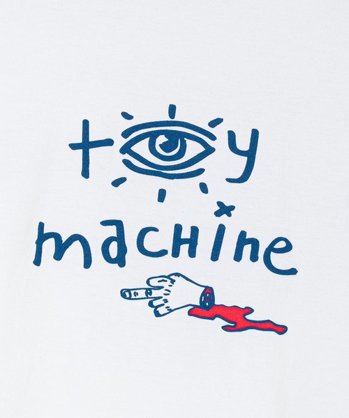 TOY MACHINE(トイ マシーン)の「TM VIDEO 9 LONG TEE(Tシャツ/カットソー・メンズ・ホワイト/ブラック・M/L/XL)」の4枚目の写真