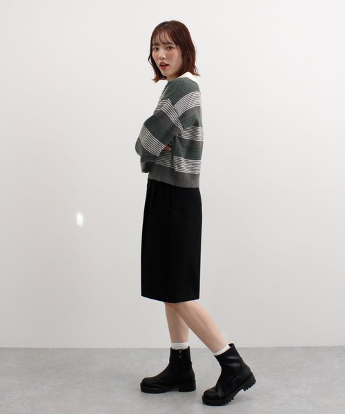 ABYS(アビス)の「グラデーションボーダーニットカーディガン(カーディガン/ボレロ・レディース・ブルー/ピンク/グレー・FREE)」の21枚目の写真