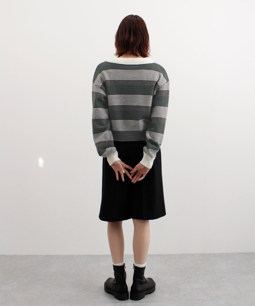 ABYS(アビス)の「グラデーションボーダーニットカーディガン(カーディガン/ボレロ・レディース・ブルー/ピンク/グレー・FREE)」の22枚目の写真