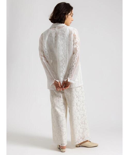 Te chichi（テチチ）の「【Atelier ChouChou】フラワーレースオールインワン（サロペット/オーバーオール・レディース・オフホワイト・F）」の9枚目の写真