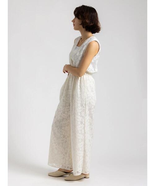 Te chichi（テチチ）の「【Atelier ChouChou】フラワーレースオールインワン（サロペット/オーバーオール・レディース・オフホワイト・F）」の13枚目の写真