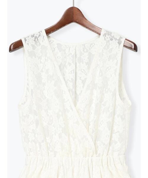 Te chichi（テチチ）の「【Atelier ChouChou】フラワーレースオールインワン（サロペット/オーバーオール・レディース・オフホワイト・F）」の17枚目の写真