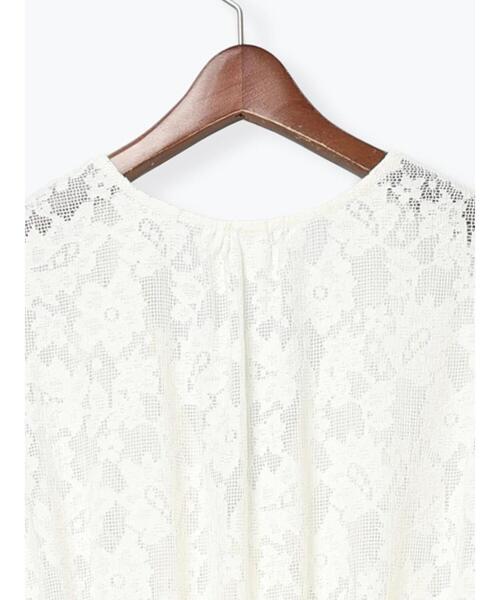 Te chichi（テチチ）の「【Atelier ChouChou】フラワーレースオールインワン（サロペット/オーバーオール・レディース・オフホワイト・F）」の20枚目の写真