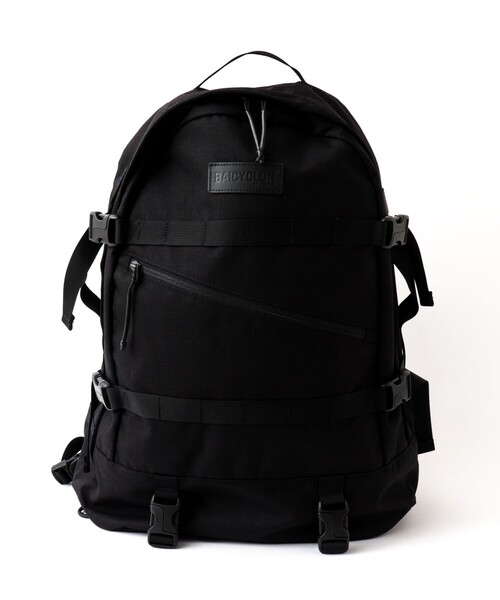 BAICYCLON by Bagjack(バイシクロン バイ バグジャック)の「【BAICYCLON by bagjack/バイシクロン バイ バッグジャック】NCL-02 STRAP BACKPACK L(バックパック/リュック・メンズ・ブラック・FREE)」の2枚目の写真