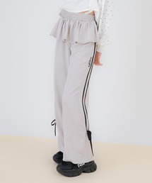ANAP GｉRL | レイヤードスカート見えサイドラインパンツ(その他パンツ)