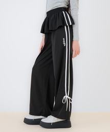 ANAP GiRL（アナップガール）の「レイヤードスカート見えサイドラインパンツ（その他パンツ）」