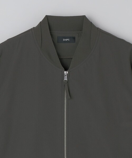 SHIPS（シップス）の「SHIPS:〈撥水/UVカット〉MA-1 リブ ブルゾン（ブルゾン・メンズ・ブラック/チャコールグレー/ネイビー・LARGE/MEDIUM/SMALL/X-LARGE）」の20枚目の写真