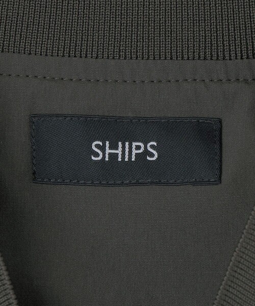 SHIPS（シップス）の「SHIPS:〈撥水/UVカット〉MA-1 リブ ブルゾン（ブルゾン・メンズ・ブラック/チャコールグレー/ネイビー・LARGE/MEDIUM/SMALL/X-LARGE）」の21枚目の写真