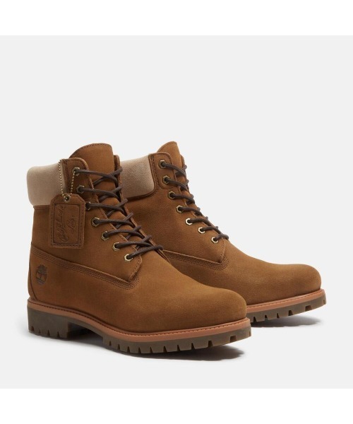 Timberland(ティンバーランド)の「プレミアム 6インチ ウォータープルーフ ブーツ メンズ(防水)(ブーツ・メンズ・クリアブラウン・28.0cm/28.5cm/29.0cm/30.0cm/25.0cm/25.5cm/26.0cm/26.5cm/27.0cm/27.5cm)」の6枚目の写真
