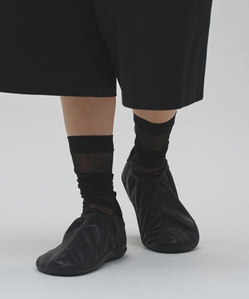 TODAYFUL（トゥデイフル）の「Vibramsole Leather Mockshoes（モカシン/デッキシューズ・レディース・ダークブラウン/ブラック・38inch/37inch/36inch）」の19枚目の写真