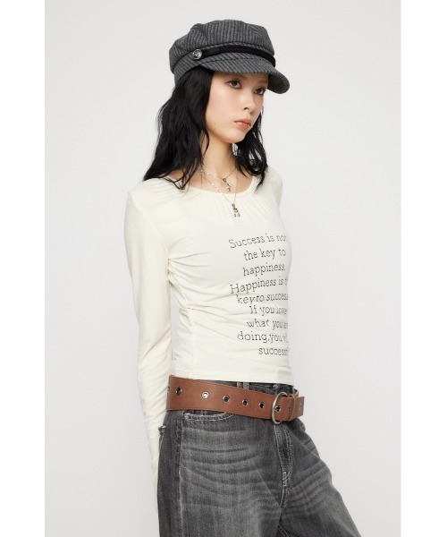 LAGUA GEM（ラグアジェム）の「CIRCLE BUCKLE ベルト（ベルト・レディース・ブラウン/ブラック・FREE）」の14枚目の写真