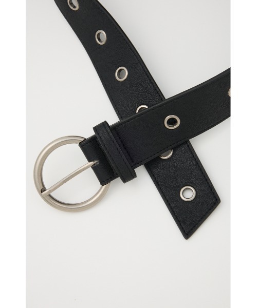 LAGUA GEM（ラグアジェム）の「CIRCLE BUCKLE ベルト（ベルト・レディース・ブラウン/ブラック・FREE）」の6枚目の写真