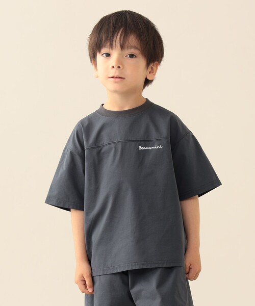 BEAMS mini（ビームスミニ）の「水陸両用 Tシャツ 2026SS（吸水速乾）（Tシャツ/カットソー・キッズ・カーキ/チャコールグレー・90/130/100/110/120）」の6枚目の写真