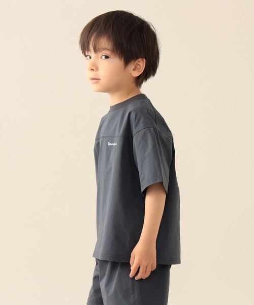 BEAMS mini（ビームスミニ）の「水陸両用 Tシャツ 2026SS（吸水速乾）（Tシャツ/カットソー・キッズ・カーキ/チャコールグレー・90/130/100/110/120）」の7枚目の写真