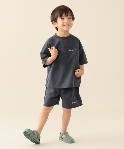 BEAMS mini（ビームスミニ）の「水陸両用 Tシャツ 2026SS（吸水速乾）（Tシャツ/カットソー・キッズ・カーキ/チャコールグレー・90/130/100/110/120）」の9枚目の写真