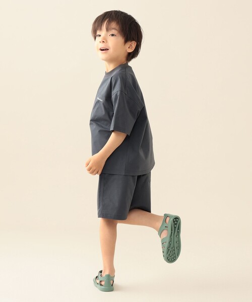 BEAMS mini（ビームスミニ）の「水陸両用 Tシャツ 2026SS（吸水速乾）（Tシャツ/カットソー・キッズ・カーキ/チャコールグレー・90/130/100/110/120）」の10枚目の写真