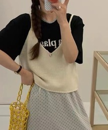 ニットキャミソール