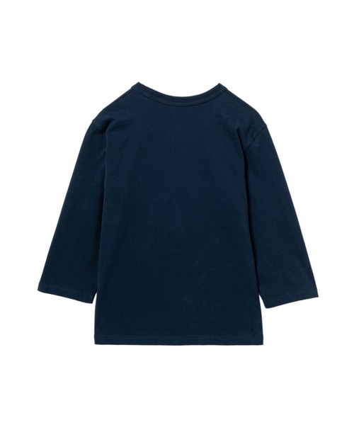 A BATHING APE(アベイシングエイプ)の「BABY DOPPY PATCHWORK LS TEE(Tシャツ/カットソー・レディース・ホワイト/ネイビー・SMALL/X-SMALL)」の4枚目の写真