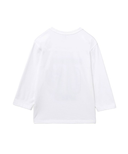 A BATHING APE(アベイシングエイプ)の「BABY DOPPY PATCHWORK LS TEE(Tシャツ/カットソー・レディース・ホワイト/ネイビー・SMALL/X-SMALL)」の3枚目の写真