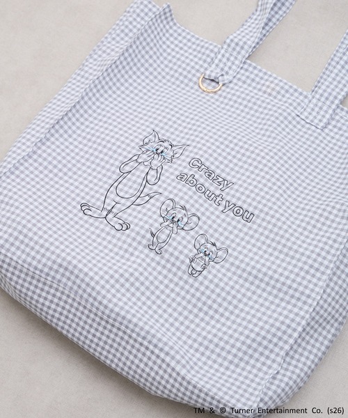 Tom&Jerry(トムアンドジェリー)の「FLAPPER フラッパー:トムとジェリー 推し活トートバッグ(トートバッグ・レディース・グレー/ベージュ・FREE)」の21枚目の写真