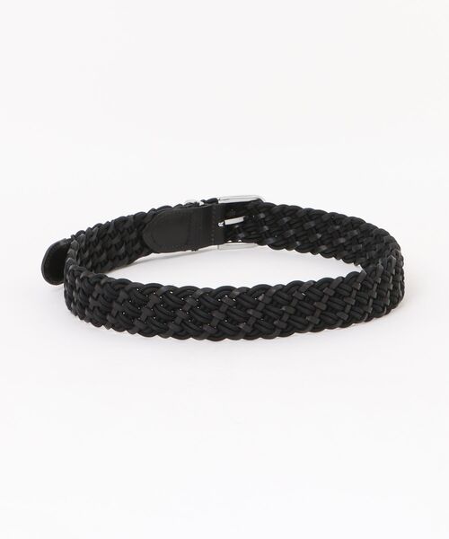 UNION STATION（ユニオンステーション）の「レザーメッシュベルト（ベルト・メンズ・ブラック/ネイビー・FREE）」の3枚目の写真