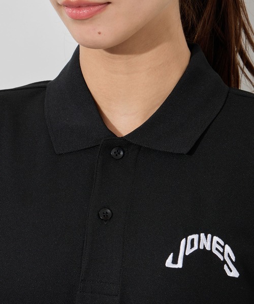 JONES(ジョーンズ)の「【JONESコラボ】半袖ポロシャツ/UV・速乾・ユニセックス(ポロシャツ・メンズ・ホワイト/ブラック・S/XL/L/M)」の3枚目の写真