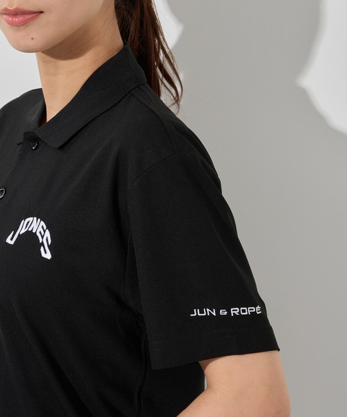 JONES(ジョーンズ)の「【JONESコラボ】半袖ポロシャツ/UV・速乾・ユニセックス(ポロシャツ・メンズ・ホワイト/ブラック・S/XL/L/M)」の4枚目の写真