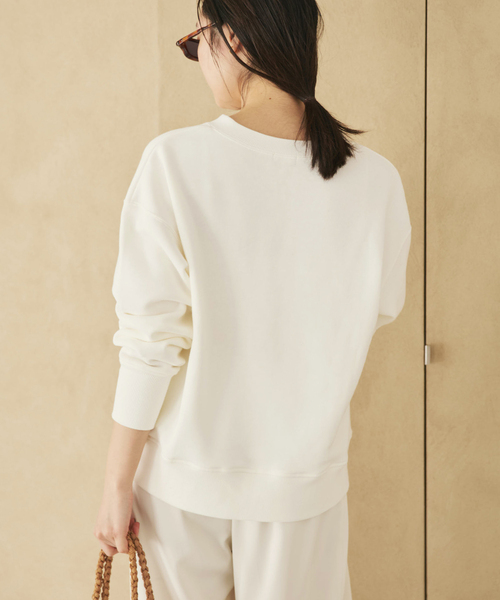 本日限定Plage PROTAGONISTA 別注SLIT NECK スウェット PROTAGONISTA / プロタゴニスタ 別注 SLIT NECK スウェット