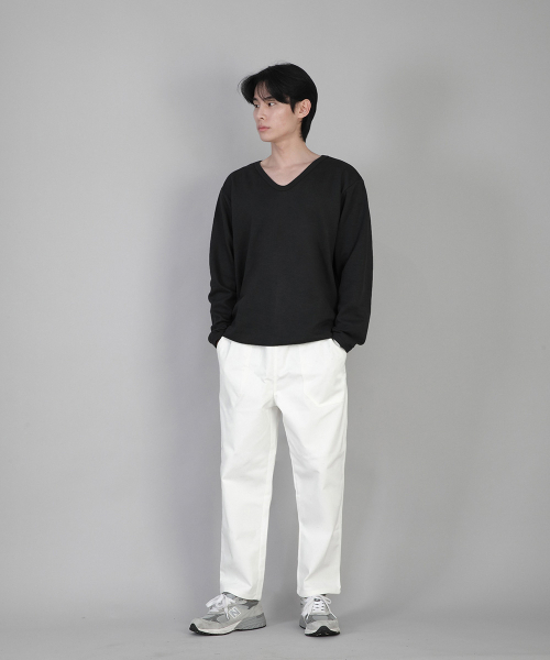 SAINTCREW(セントクルー)の「無地Vネックスウェットシャツ RVS-874 ブラック(スウェット・メンズ・その他・MEDIUM/LARGE/XXXX-LARGE/XXX-LARGE/SMALL/X-LARGE/XX-LARGE)」の7枚目の写真