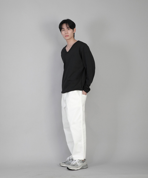 SAINTCREW(セントクルー)の「無地Vネックスウェットシャツ RVS-874 ブラック(スウェット・メンズ・その他・MEDIUM/LARGE/XXXX-LARGE/XXX-LARGE/SMALL/X-LARGE/XX-LARGE)」の9枚目の写真