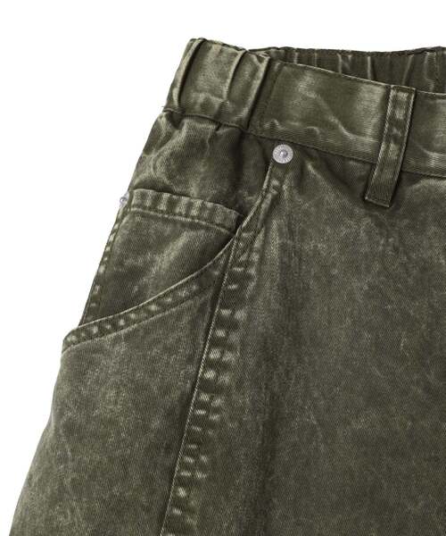 CONVERSE TOKYO(コンバーストウキョウ)の「PIGMENT DYED BARREL LEG WIDE PANTS(その他パンツ・レディース・ブラック/オリーブ/ベージュ・SMALL/MEDIUM)」の4枚目の写真