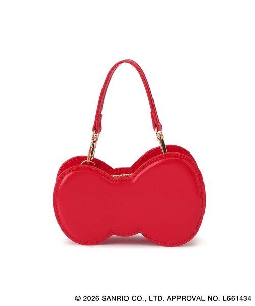 ハローキティコラボ（ハローキティコラボ）の「【ROPE' PICNIC×ハローキティ】2WAYストラップ付きミニショルダーリボンバッグ（トートバッグ・レディース・ブラック/レッド・FREE）」の21枚目の写真