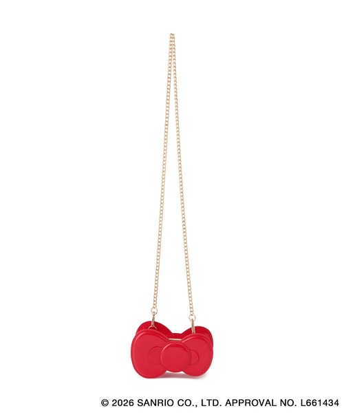 ハローキティコラボ（ハローキティコラボ）の「【ROPE' PICNIC×ハローキティ】2WAYストラップ付きミニショルダーリボンバッグ（トートバッグ・レディース・ブラック/レッド・FREE）」の15枚目の写真