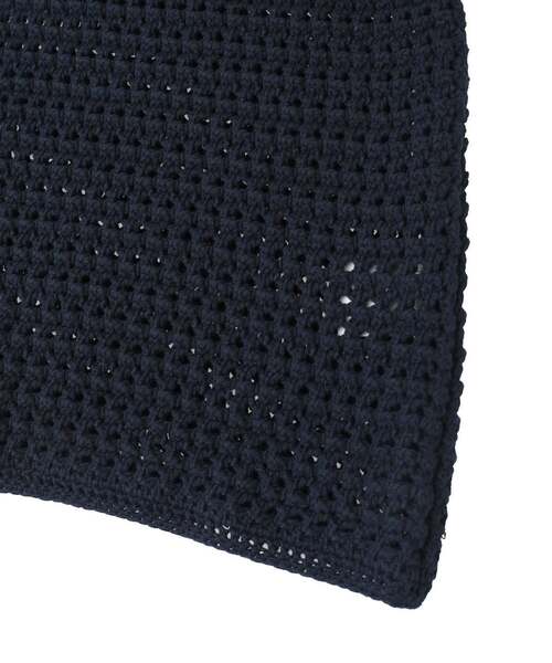 SOFFITTO(ソフィット)の「クロシェ風ニットカーディガン(カーディガン/ボレロ・レディース・ネイビー/オフホワイト・FREE)」の21枚目の写真