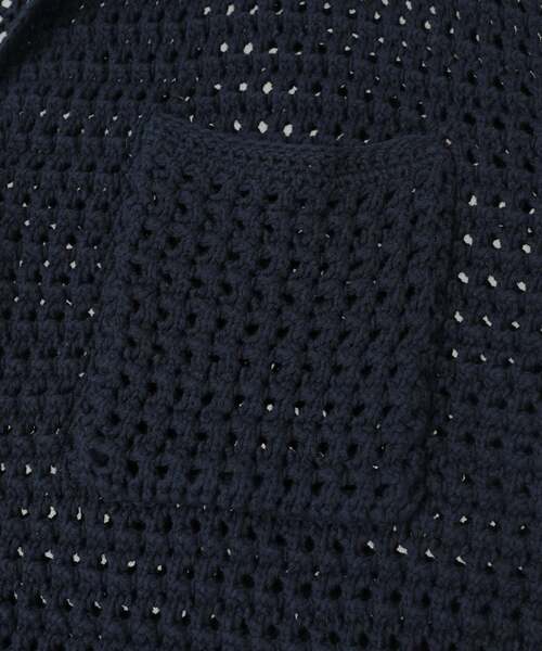 SOFFITTO(ソフィット)の「クロシェ風ニットカーディガン(カーディガン/ボレロ・レディース・ネイビー/オフホワイト・FREE)」の22枚目の写真