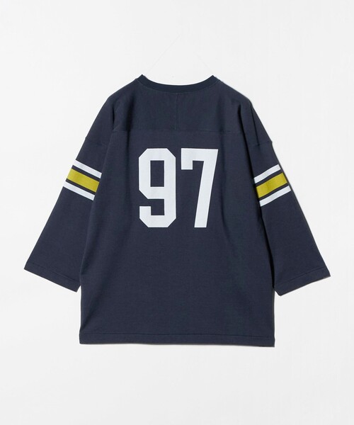 California General Store（California General Store）の「＜CGS.＞フットボール Tシャツ（Tシャツ/カットソー・メンズ・ネイビー/ブラウン系・M/L/S）」の10枚目の写真