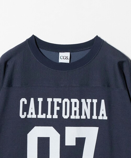 California General Store（California General Store）の「＜CGS.＞フットボール Tシャツ（Tシャツ/カットソー・メンズ・ネイビー/ブラウン系・M/L/S）」の11枚目の写真