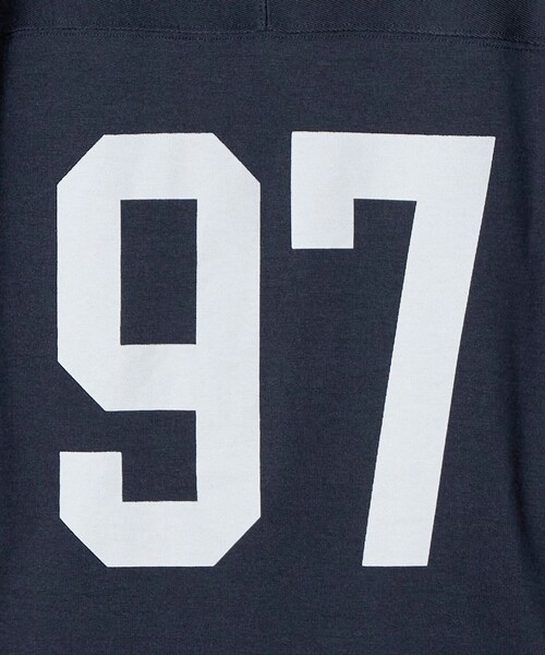 California General Store（California General Store）の「＜CGS.＞フットボール Tシャツ（Tシャツ/カットソー・メンズ・ネイビー/ブラウン系・M/L/S）」の14枚目の写真