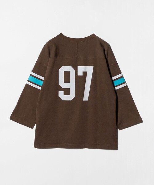 California General Store（California General Store）の「＜CGS.＞フットボール Tシャツ（Tシャツ/カットソー・メンズ・ネイビー/ブラウン系・M/L/S）」の17枚目の写真