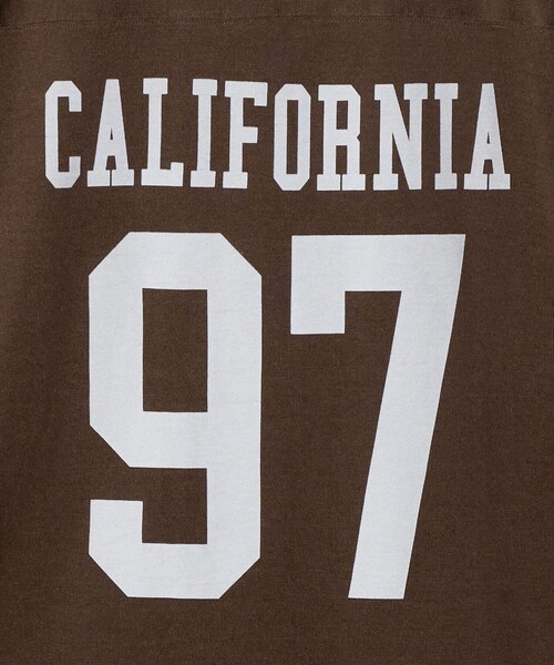 California General Store（California General Store）の「＜CGS.＞フットボール Tシャツ（Tシャツ/カットソー・メンズ・ネイビー/ブラウン系・M/L/S）」の19枚目の写真