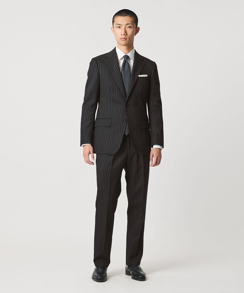 UNITED ARROWS & SONS（ユナイテッドアローズアンドサンズ）の「＜UNITED ARROWS & SONS by MASATAKA HATTORI＞REG 1P TROUSERS/スラックス（スラックス・メンズ・ブラック/ダークオレンジ・50/46/44/48）」の2枚目の写真