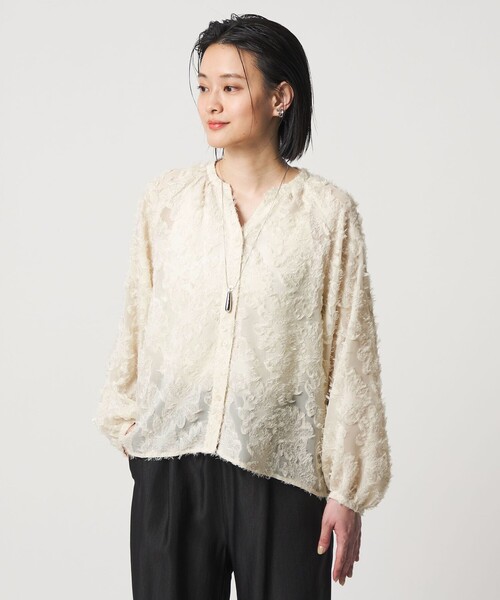 【LIME】カットジャガード オーバーシャツ <A DAY IN THE LIFE> UNITED ARROWS LTD. OUTLET｜カットジャガード オーバーシャツ <A DAY