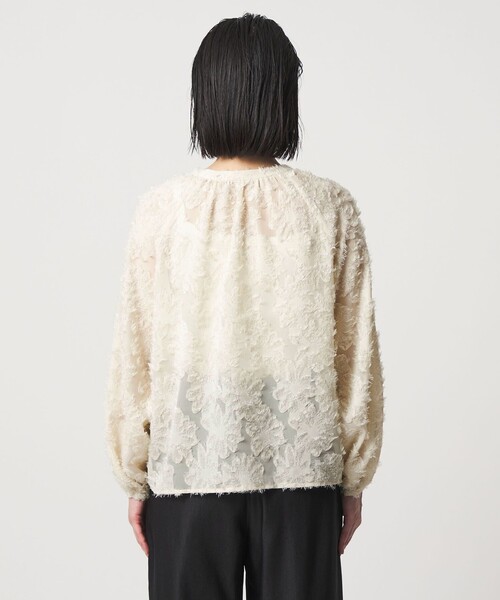 A DAY IN THE LIFE UNITED ARROWS（アデイインザライフユナイテッドアローズ）の「カットジャガード オーバーシャツ ＜A DAY IN THE LIFE＞（シャツ/ブラウス・レディース・ライム/オフホワイト/ダークグレー・FREE）」の16枚目の写真