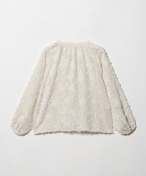 A DAY IN THE LIFE UNITED ARROWS（アデイインザライフユナイテッドアローズ）の「カットジャガード オーバーシャツ ＜A DAY IN THE LIFE＞（シャツ/ブラウス・レディース・ライム/オフホワイト/ダークグレー・FREE）」の14枚目の写真