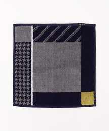 COMME CA ISM（コムサイズム）の「パターンパネル柄 タオルハンカチ（ハンカチ/ハンドタオル）」