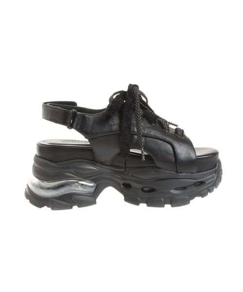 EMODA（エモダ）の「オーバーテープスニーカー（スニーカー・レディース・ブラック/ホワイト・LARGE/MEDIUM/SMALL）」の6枚目の写真