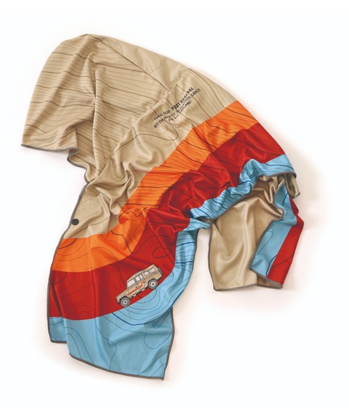 POST GENERAL(ポストジェネラル)の「【POSTPOST GENERAL/ポストジェネラル】QUICK-DRY HOODIE TOWEL UV /#P/G 085(アウトドアグッズ・メンズ・ネイビー/ベージュ/ブラック/ブルー系その他/グレー系その他/ブルー・FREE)」の3枚目の写真